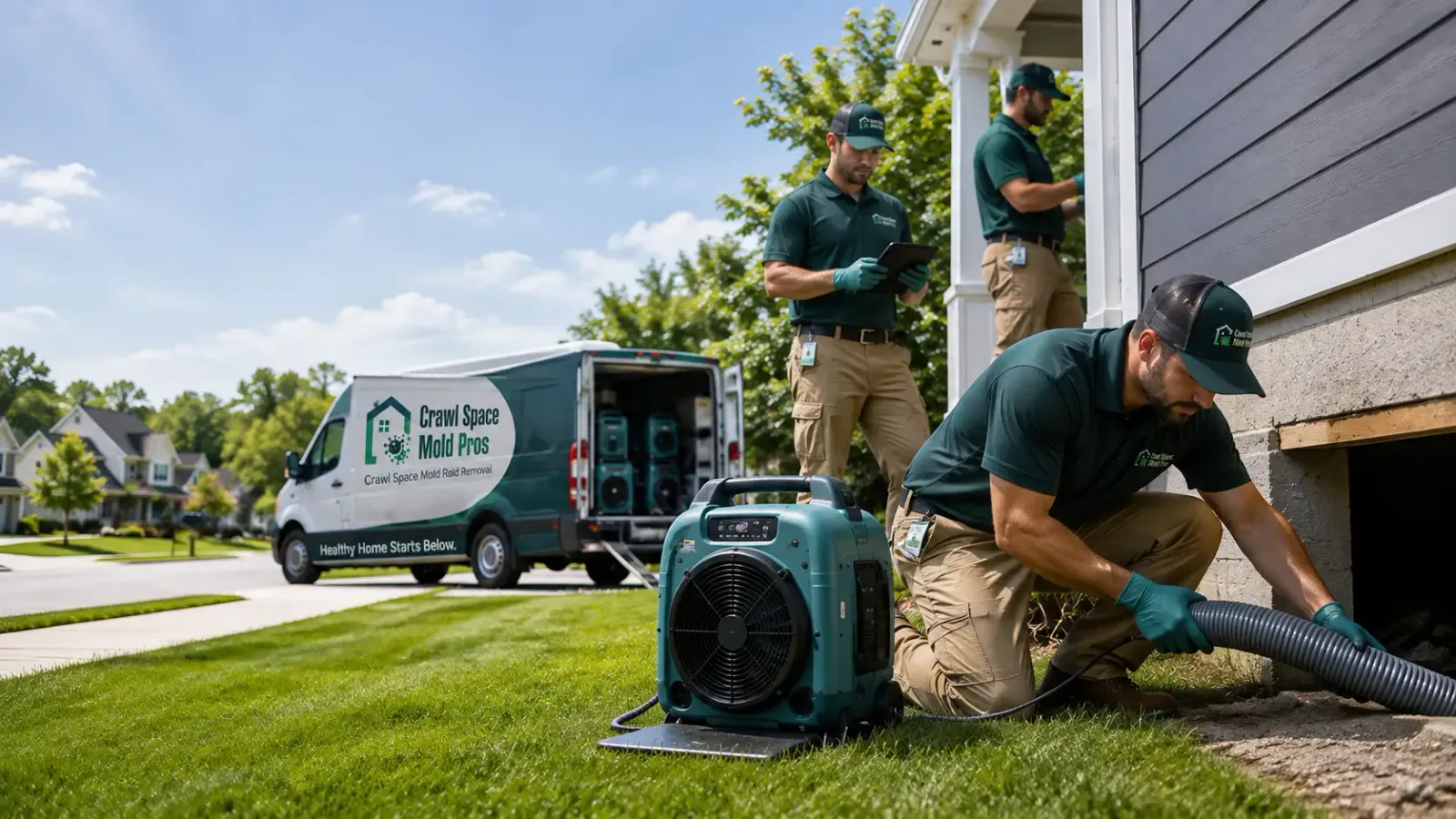 Crawl Space Mold Removal in Milmine, IL